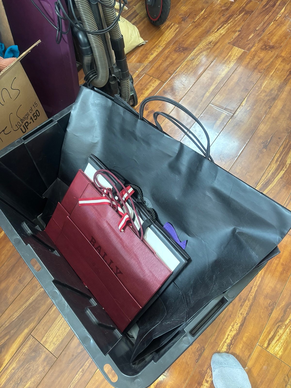 Authentic designer shopping bags