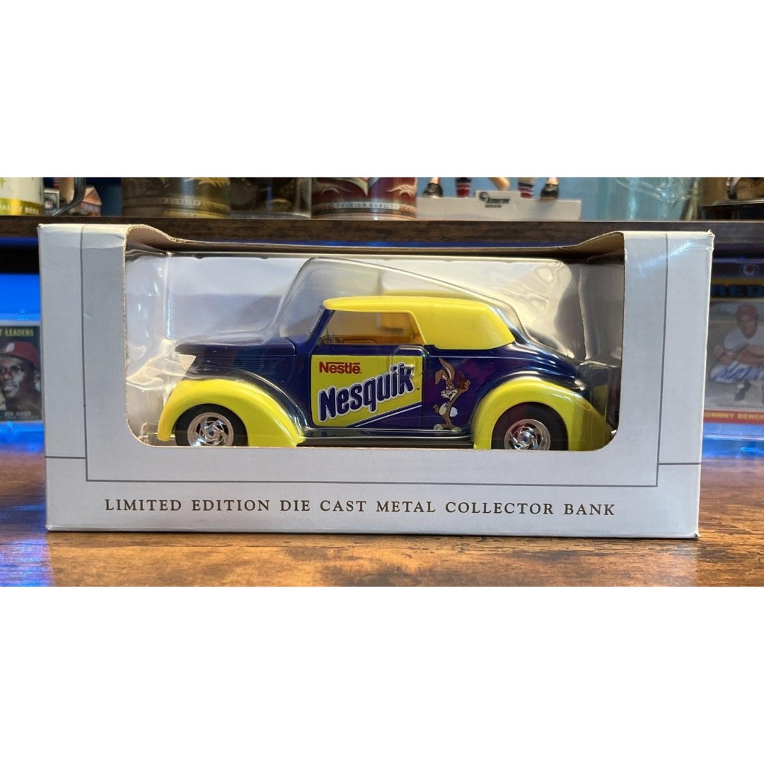 Speccast Nestle Nesquik ‘37 Ford Convertible W/Top Die Cast Metal Collector Bank