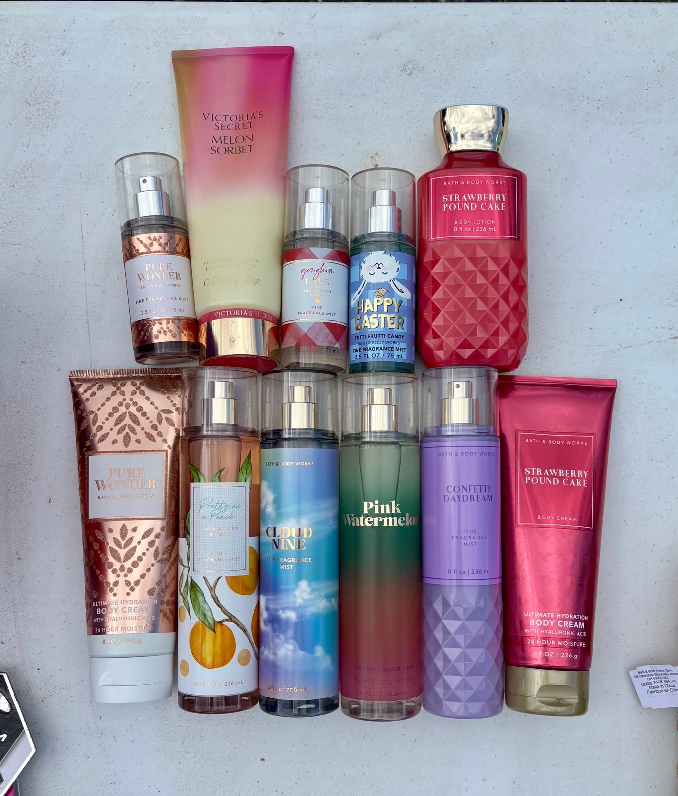 Bath & Body Works Sprays and Lotions lot