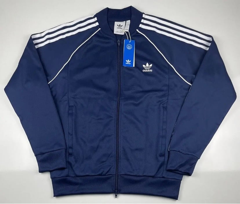 ADIDAS ORIGINALS SUPERSTAR TREFOIL TRACK JACKET MEN’S IA4783 Sz 2XL