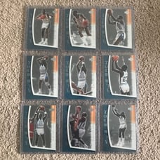 2001 UD MJ’S BACK NORTH CAROLINA CARDS (9) RARE NM