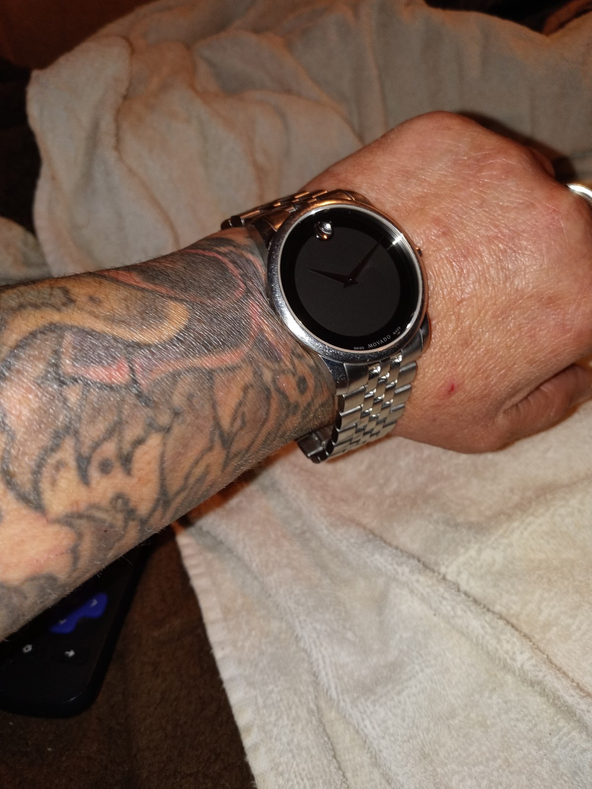 Movado white watches for men
