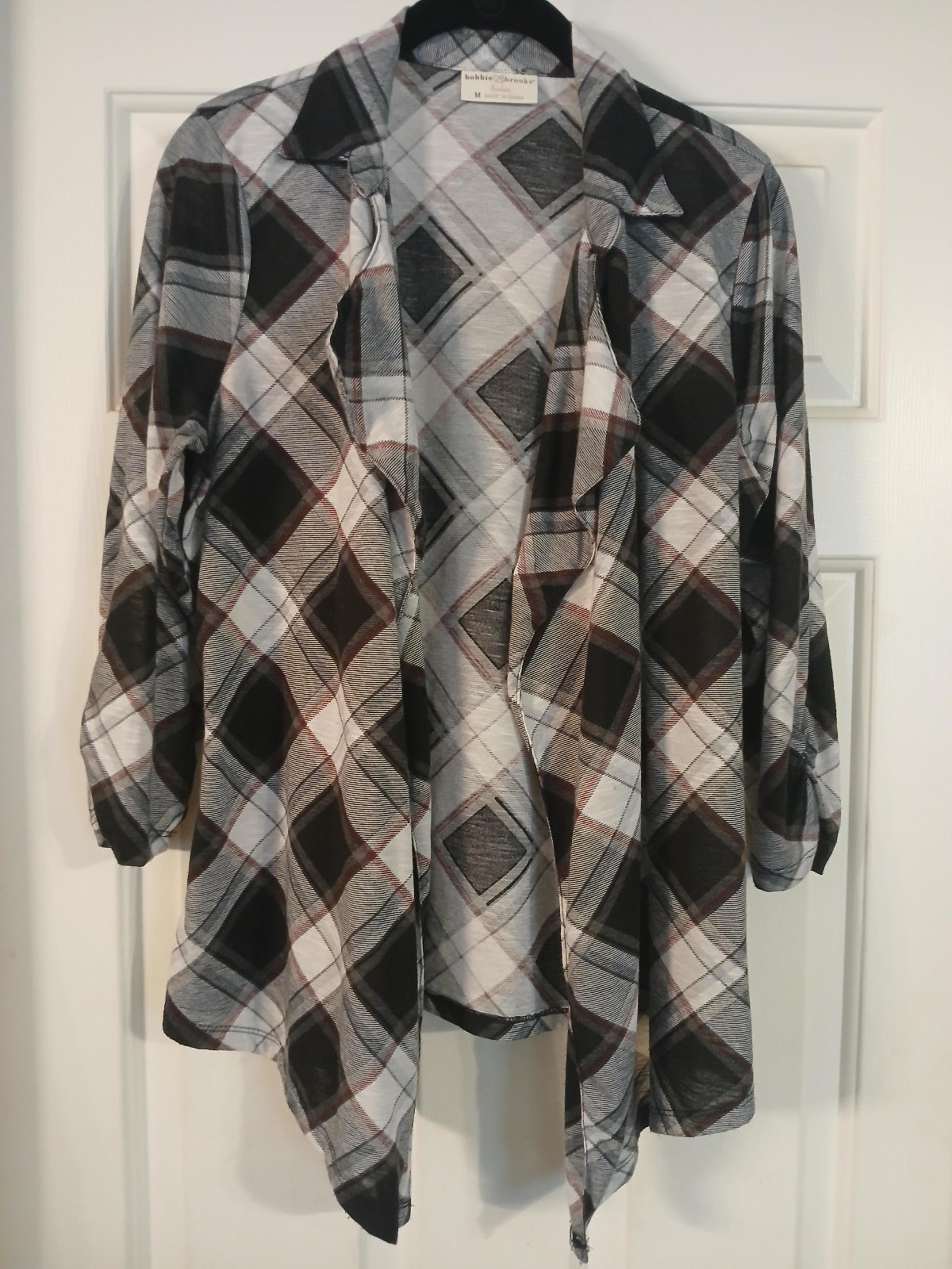 Bobbie Brooks Ladies Open Front Lightweight Cardigan Size M