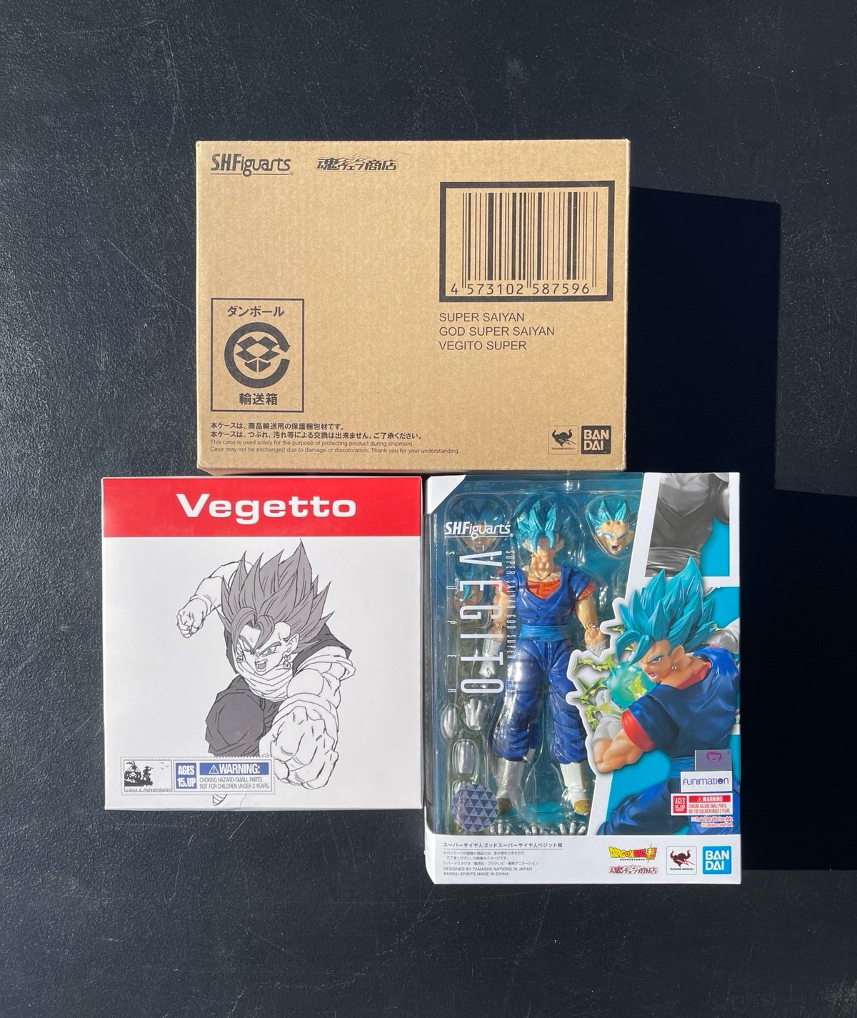 SH Figuarts Vegito with Class E Head sculpts