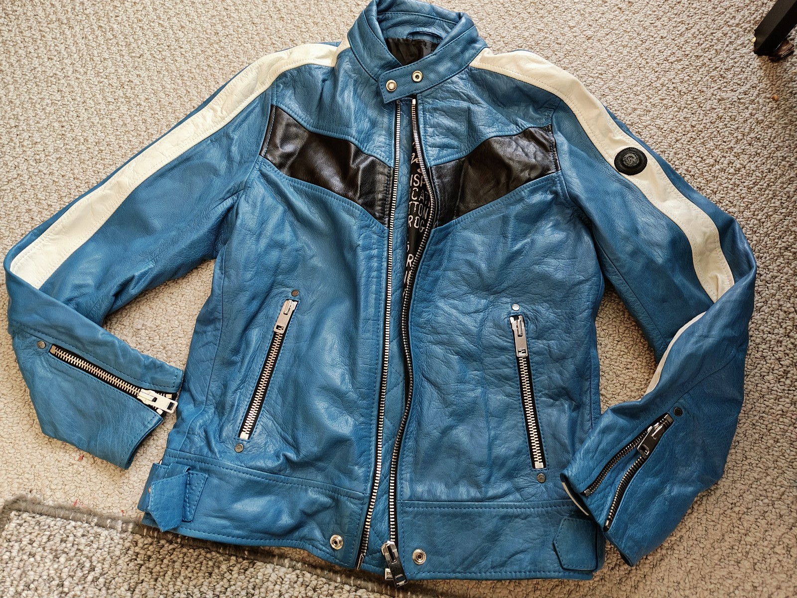 Diesel leather moto jacket