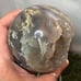 STUNNING Moss Agate Sphere - 82mm - Druzy & Sugar Druzy