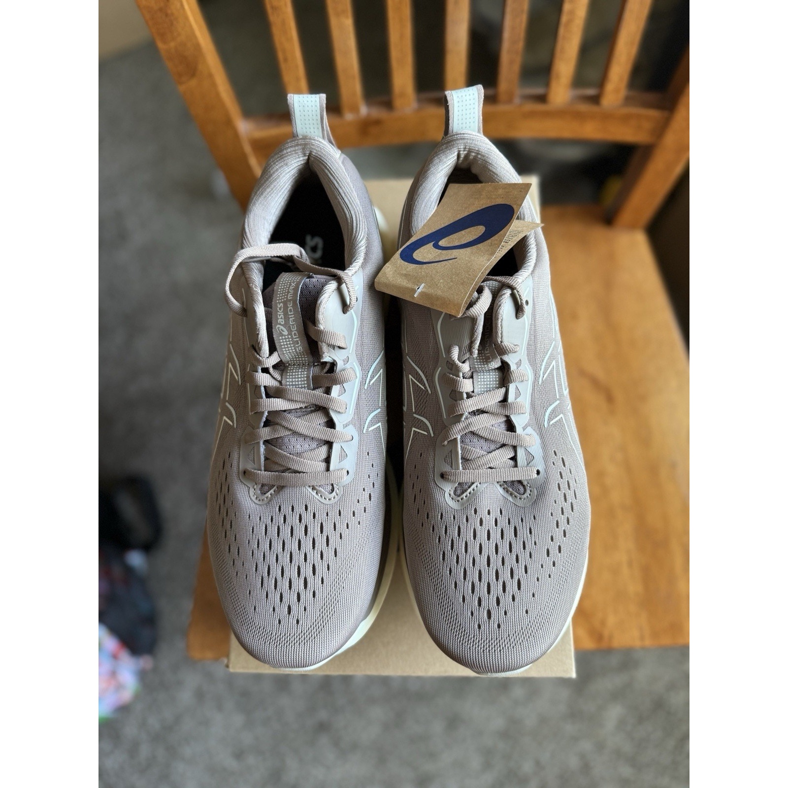Size 11.5 - ASICS GlideRide Max Taupe Grey
