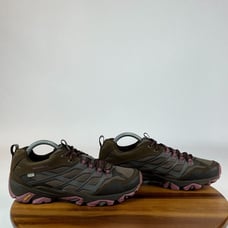 Womens Merrell Moab FST Brown Waterproof Athletic Hiking Sneakers Shoes Size 10