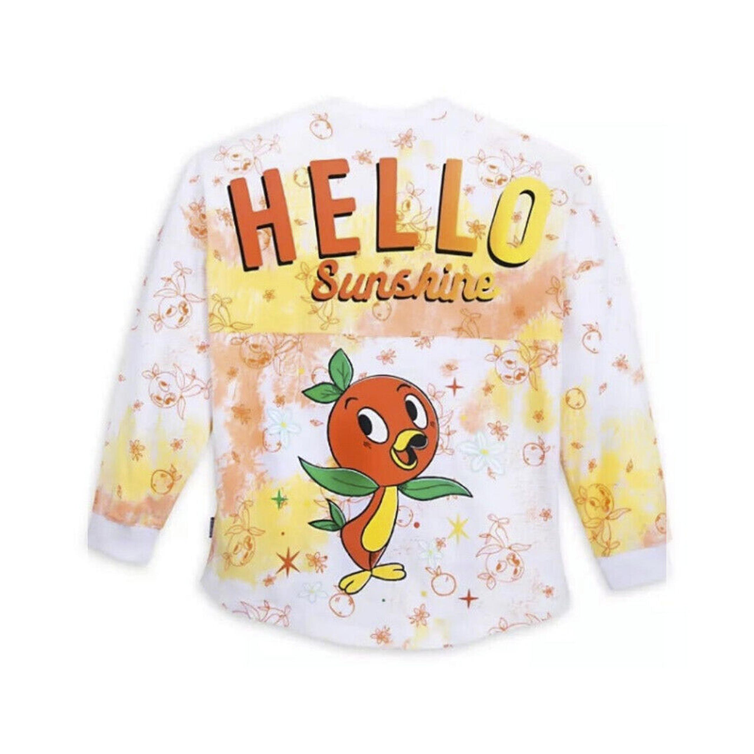 Disney Epcot WDW NWT Large Orange Bird Spirit Jersey Exclusive Flower Garden