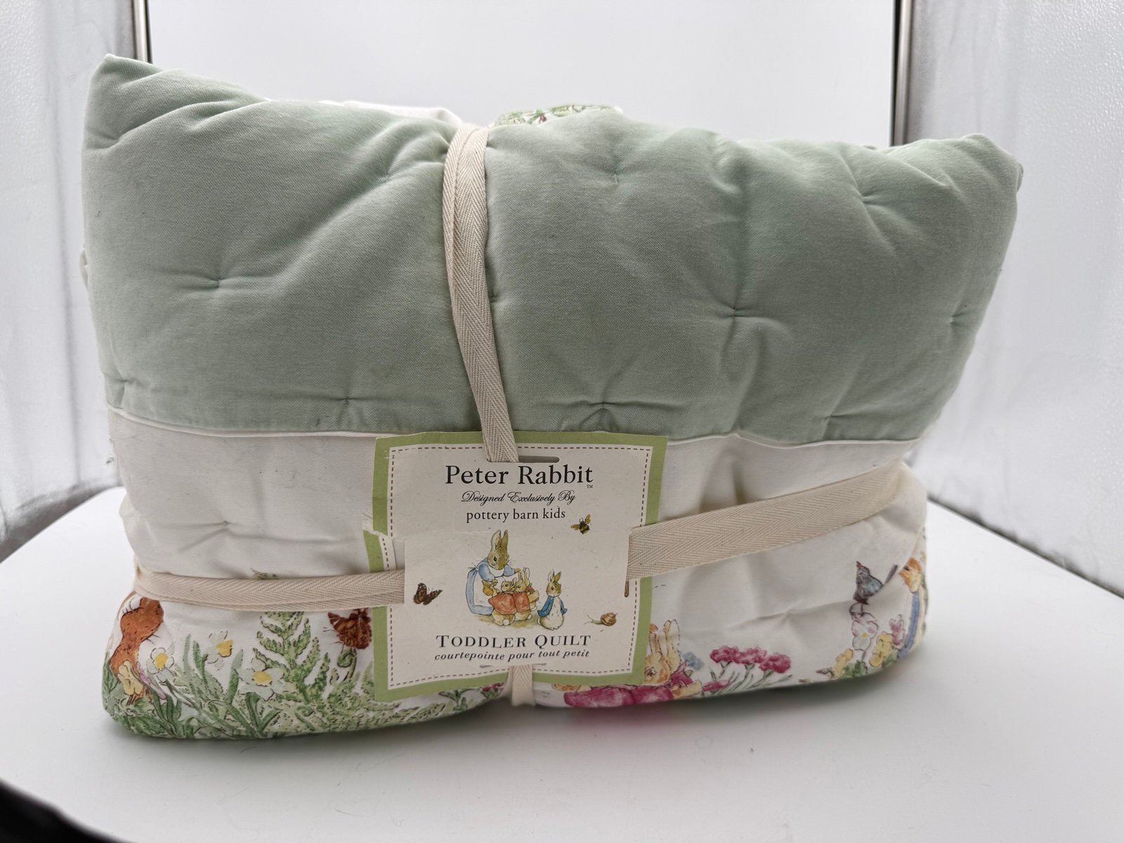Pottery Barn Kids The World Of Beatrix Potter Peter Rabbit Decor TODDLER QUILT