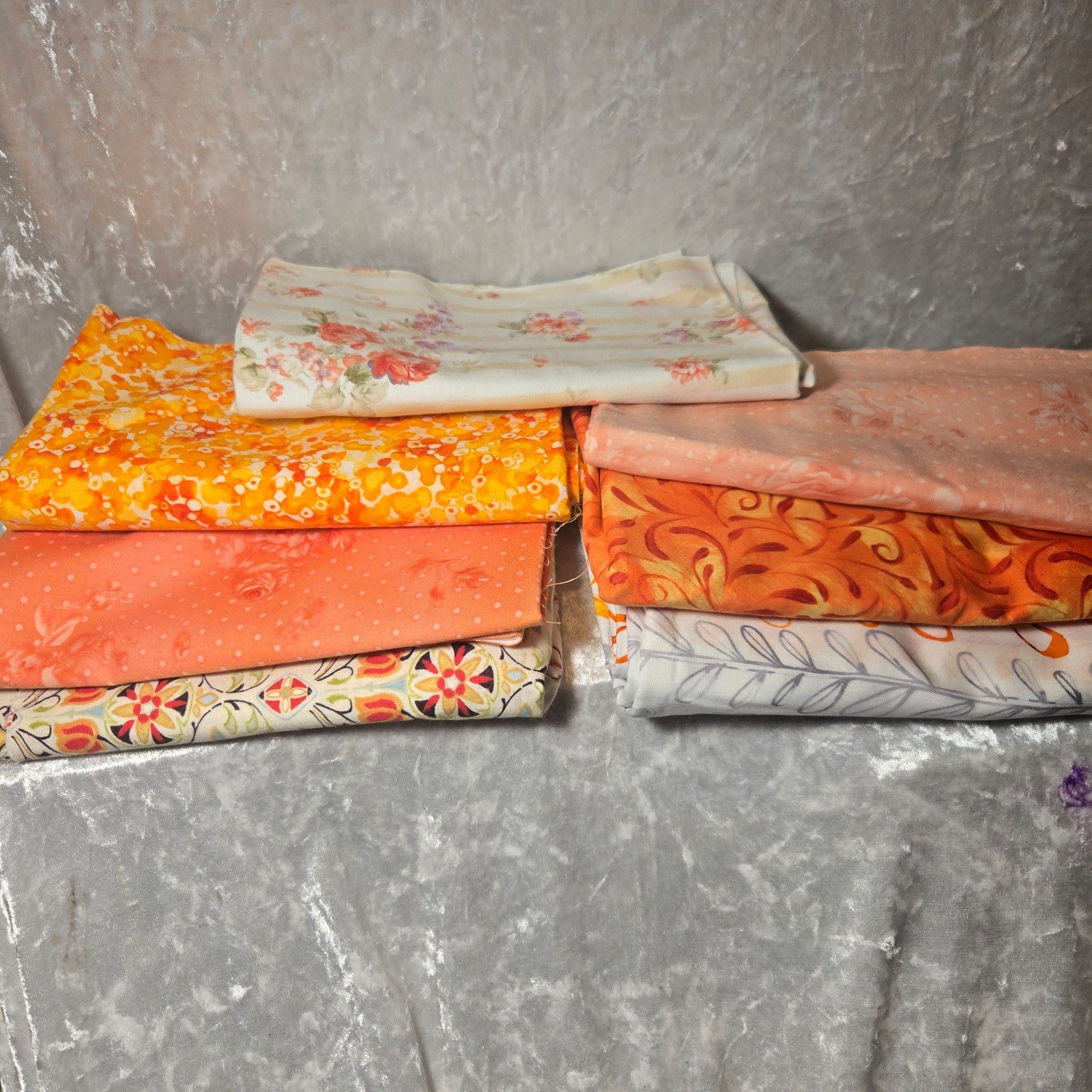 Quilting fabric 1 yard each 7 yards in total