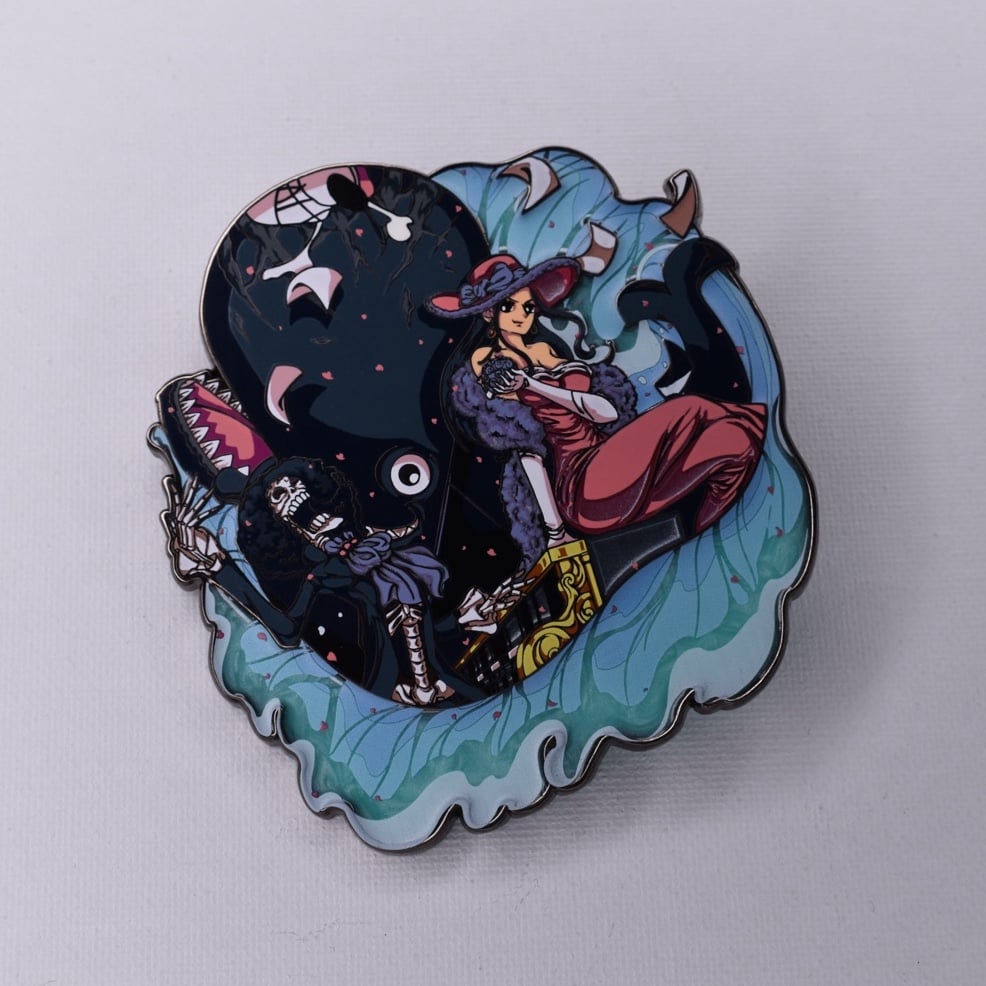 one piece nico robin brook and laboon enamel pin *PERSONAL