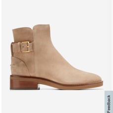 NWOT COLE HAAN Women's Hampshire Buckle Ankle Boots