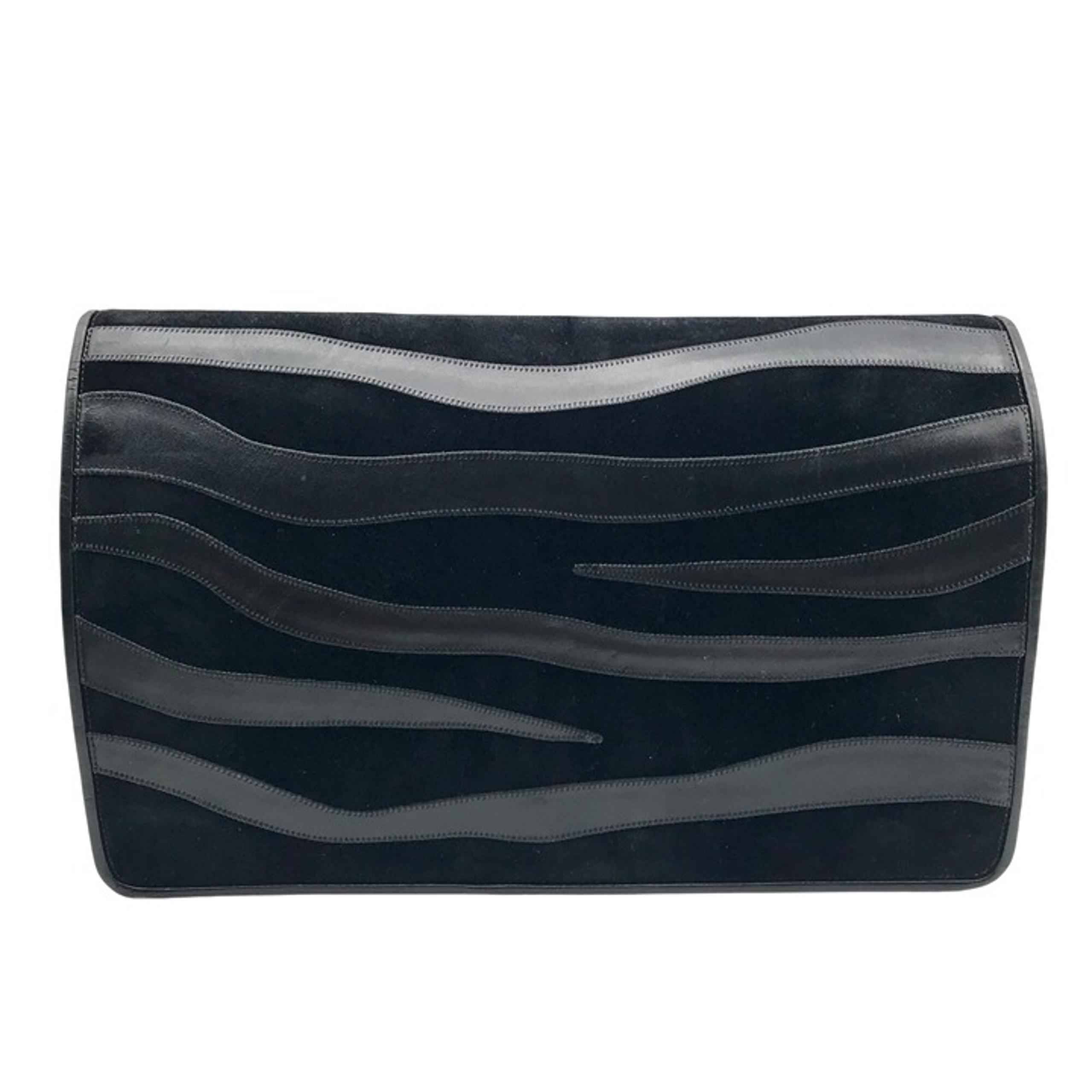 Anne Klein Black Large Clutch