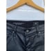 A.G. Adriano Goldshmied Farrah Black skinny Ankle Side Lace leather Jeans 28 R
