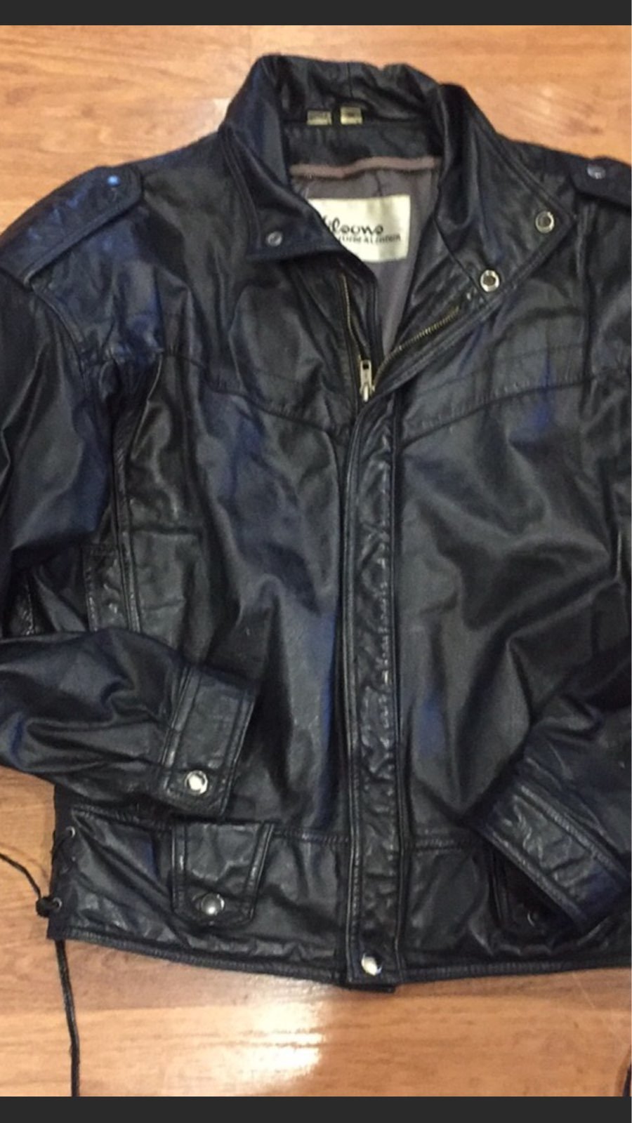 Vintage Leather Riding Jacket