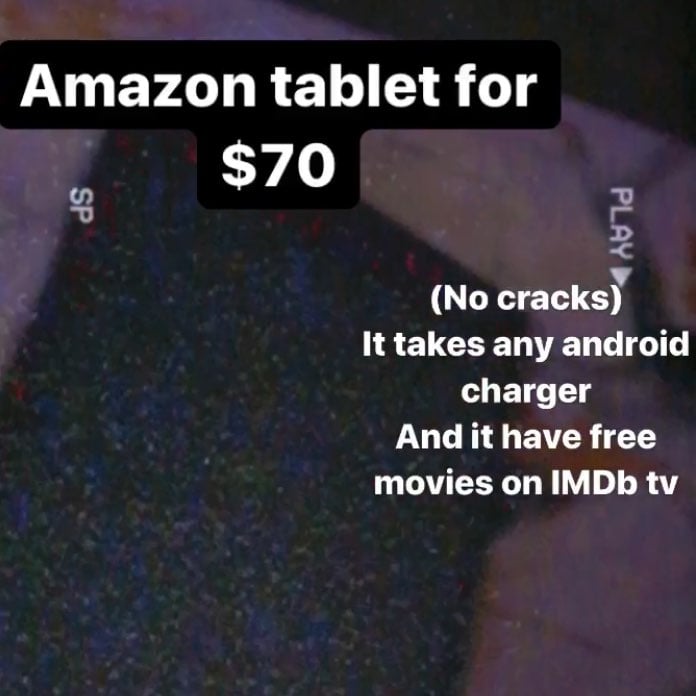 Amazon fire tablet