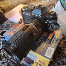 Vintage konica film camera