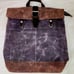 Rucksack Foldtop Backpack | heavy-duty duty waxed canvas | 23 L x 16 W
