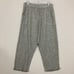 Cut Loose Light Gray Frayed Hem Linen Cotton Blend Pull-on Pants XL