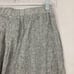 Cut Loose Light Gray Frayed Hem Linen Cotton Blend Pull-on Pants XL