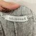 Cut Loose Light Gray Frayed Hem Linen Cotton Blend Pull-on Pants XL