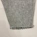 Cut Loose Light Gray Frayed Hem Linen Cotton Blend Pull-on Pants XL