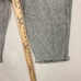 Cut Loose Light Gray Frayed Hem Linen Cotton Blend Pull-on Pants XL