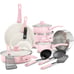 PINK pots and pans set