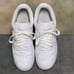 Nike Air Force 1 Anniversary Edition Triple White Men's Leather Sneakers SZ 10.5