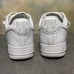 Nike Air Force 1 Anniversary Edition Triple White Men's Leather Sneakers SZ 10.5