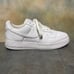 Nike Air Force 1 Anniversary Edition Triple White Men's Leather Sneakers SZ 10.5