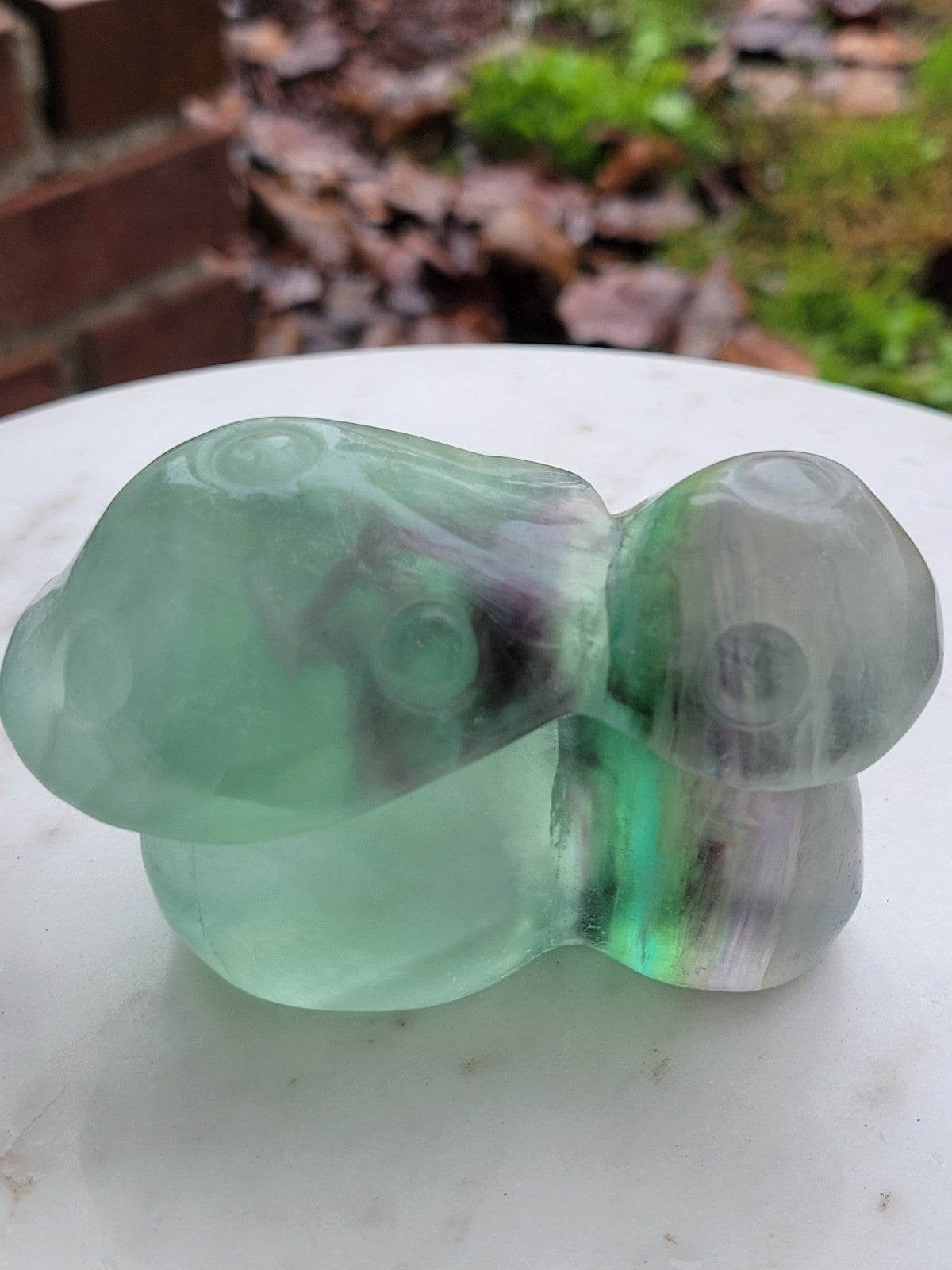 Fluorite mushrooms
