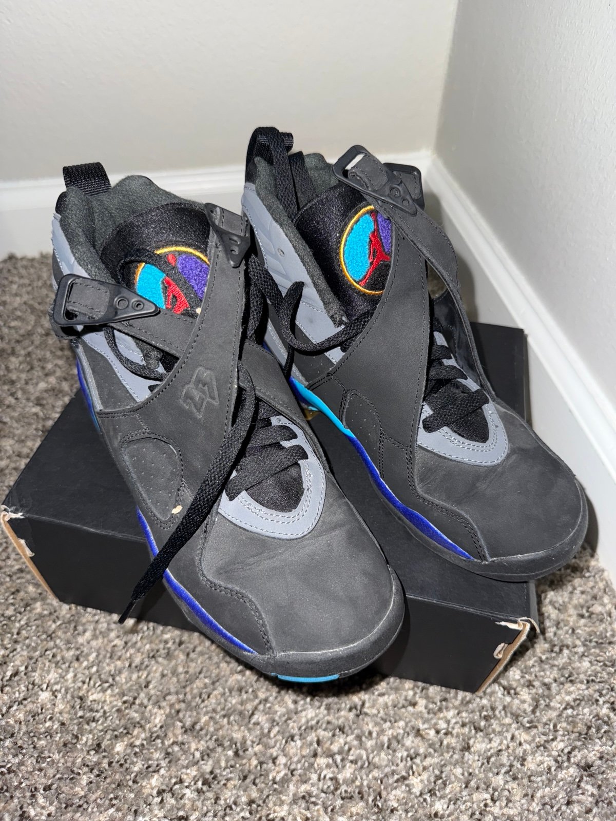 Jordan 8 Retro Aquas