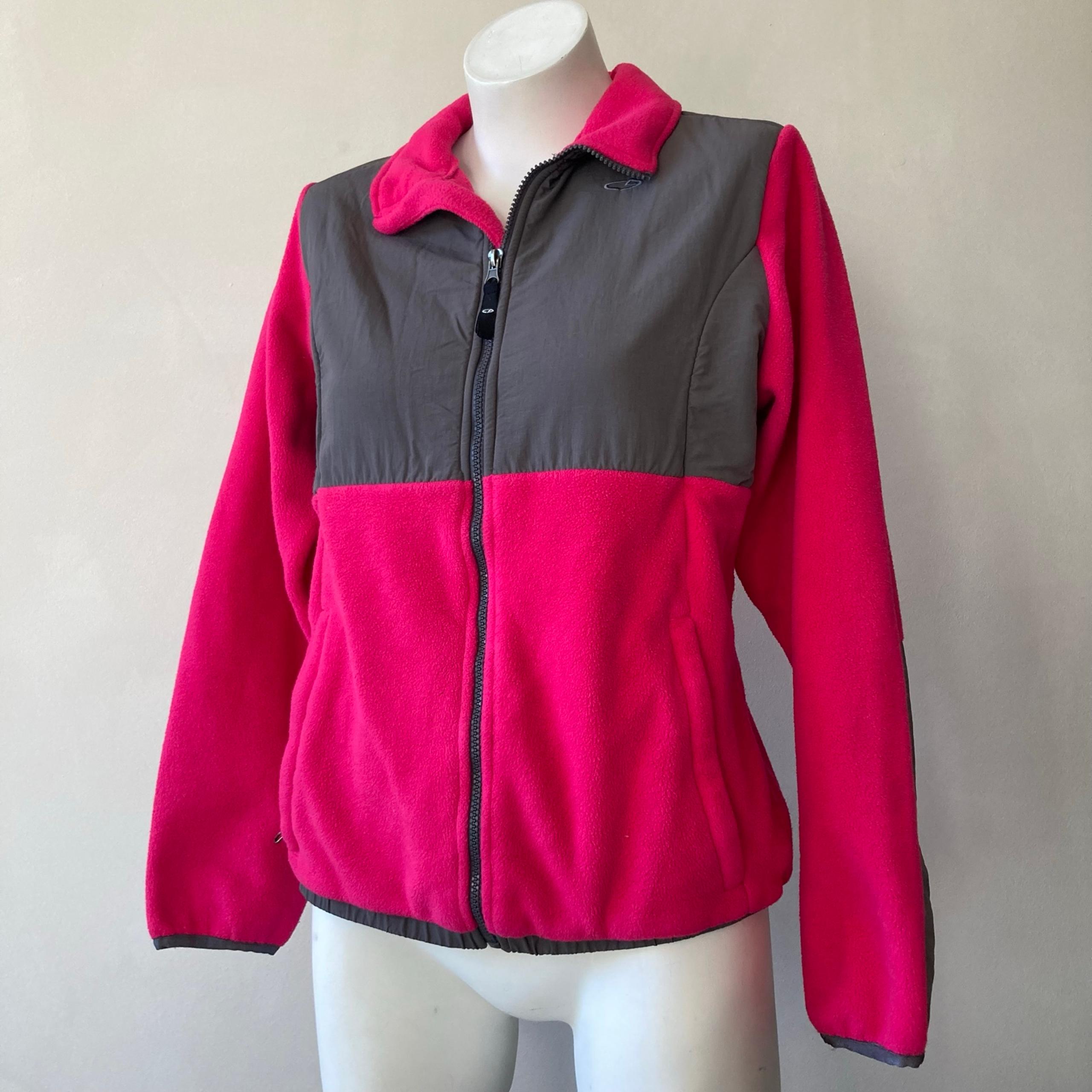 C9 by Champion | Retro Hot Pink Fleece Panel Zip Up Jacket