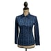 P2159 FANCYALARM Women's Polo Shirt Floral Print All-Over Design Long Sleeve