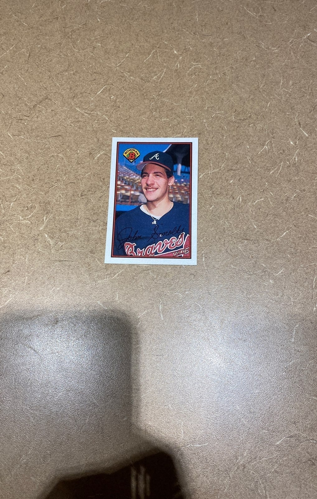 John Smoltz 1989 Bowman Rookie Card #266