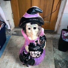 Vintage Halloween blow mold