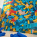 Children's large granule block table mul