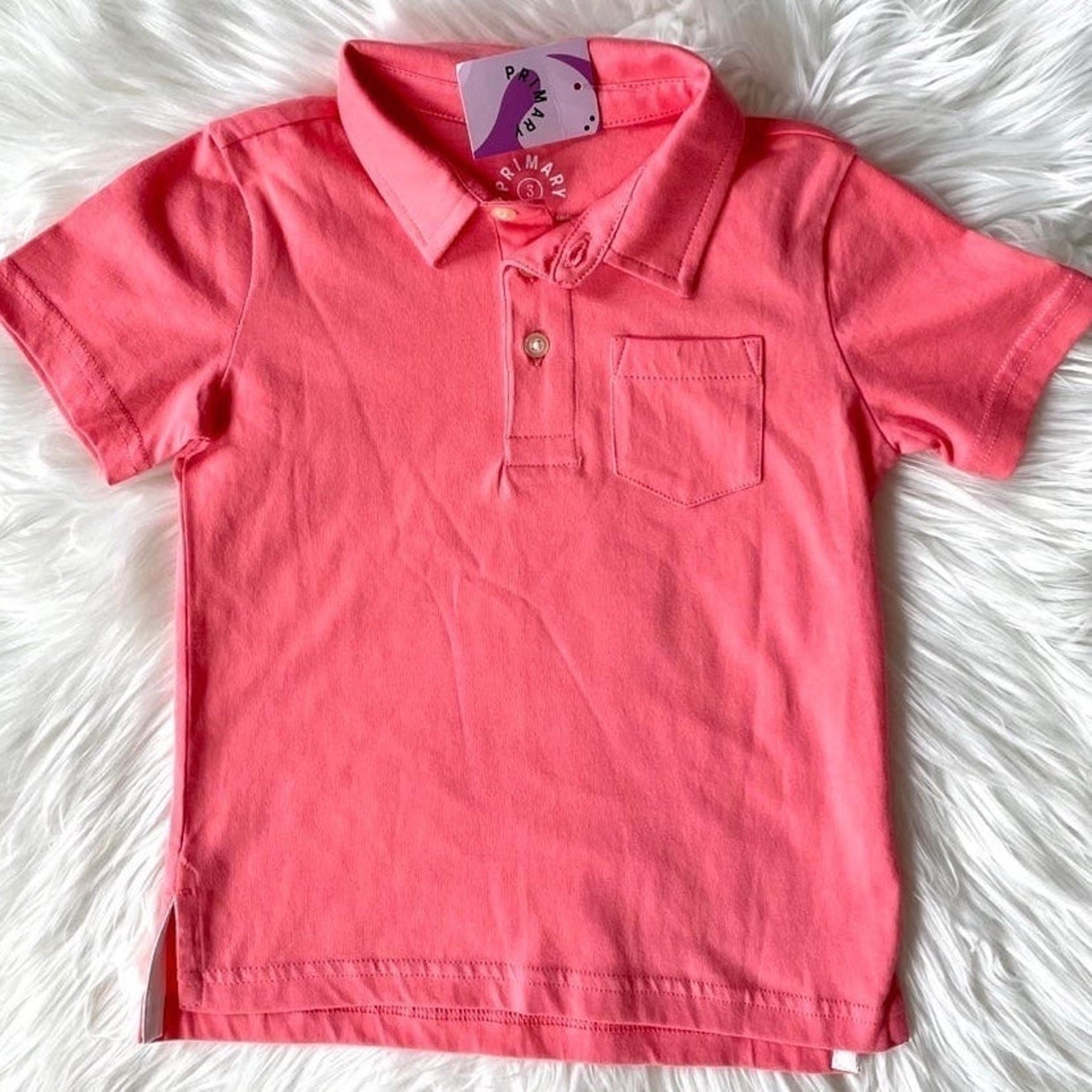 PRIMARY Kids Short Sleeve Polo Shirt 3T
