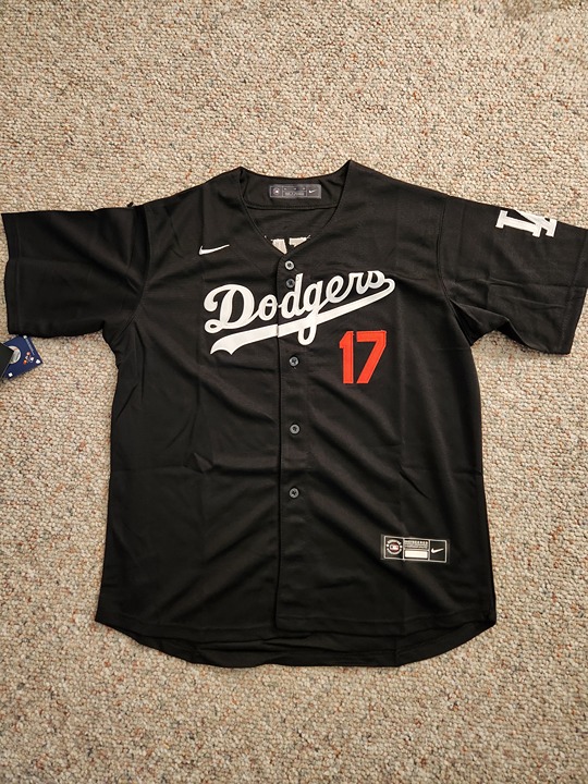 Shohei Ohtani Dodgers Black Jersey Sizes L,XL,XXL,XXXL