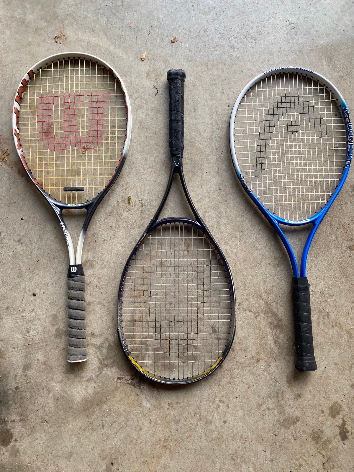 3 Tennis Rackets
