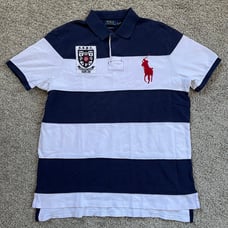 Polo Ralph Lauren Shirt Size XL Navy White Big Pony Wu-Tang