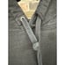 Supreme Text Striped Hooded Sweatshirt Wrap Around Hoodie Size Medium Black