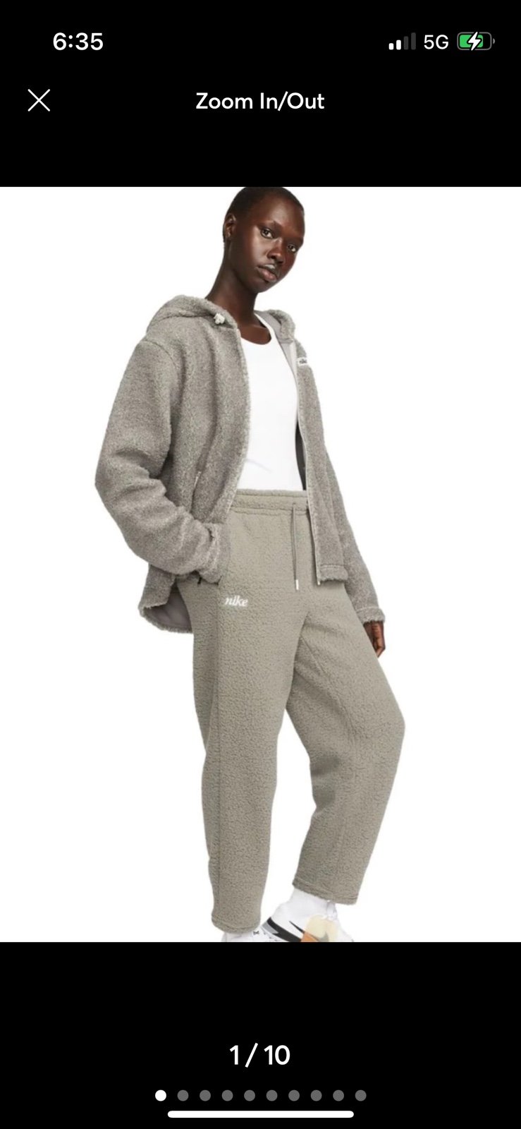 NEW Nike Womens Therma-FIT Women's XS Pants - Gray (DQ6261-029)