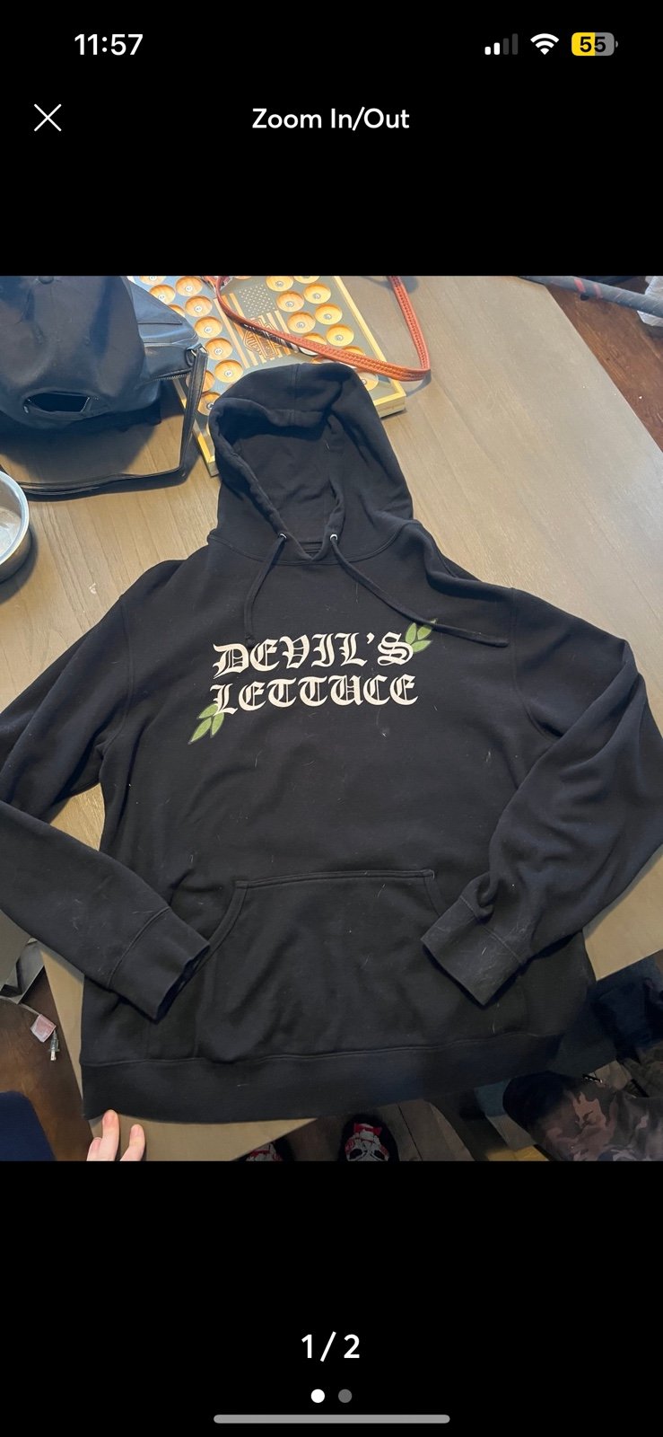 Blackcraft cult devils lettuce hoodie xl