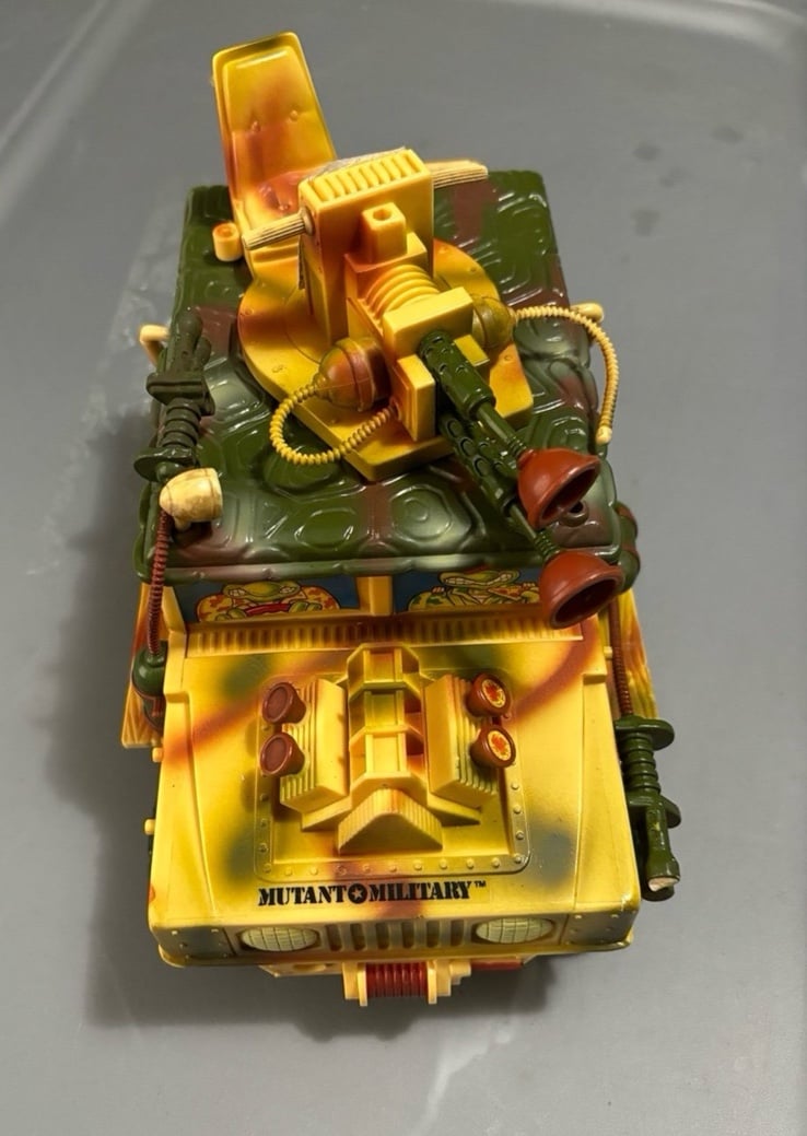 Vintage 1992 playmates TMNT Teenage Mutant Ninja Turtles Military Sandcruiser