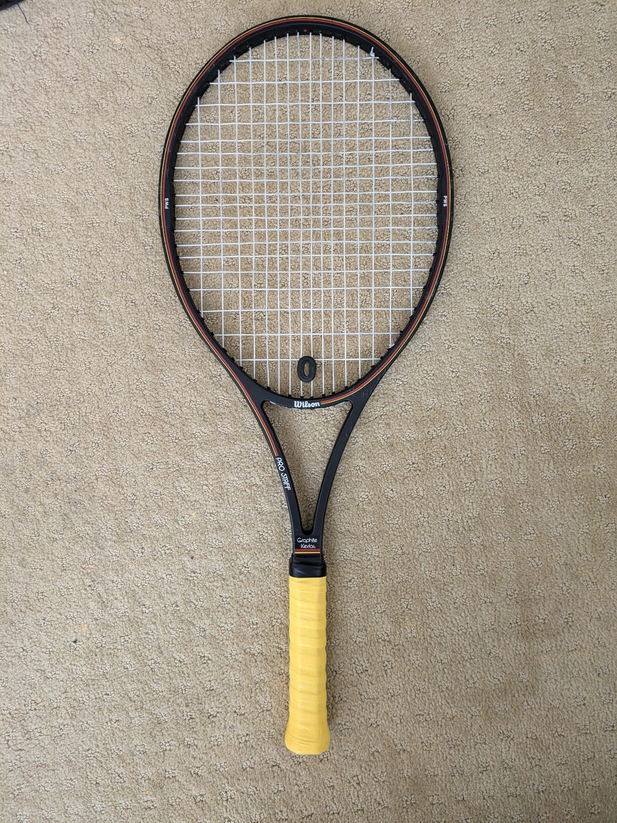 Original WILSON PRO STAFF LARGEHEAD 110 TENNIS RACQUET 4 3/8 CHICAGO GVI