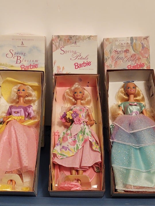 Spring Blossom Barbie, Spring Petals Barbie, Spring Tea Party Barbie,