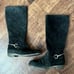 Gucci Over The Knee Black Suede Boots Sz 9 Used Condition